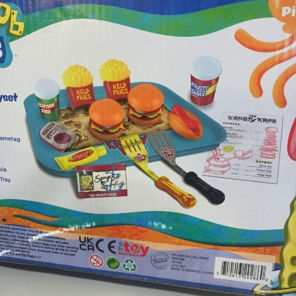Nickelodeon SpongeBob Square Pants Krabby Patty Cook Playset Age 3+ - Picture 5 of 7